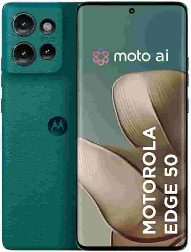 Smartphone Motorola Edge 50 5G - 256GB 24GB (12GB RAM+12GB Ram Boost) 50MP Sony Camera Moto AI Ultrarresistencia militar - Green