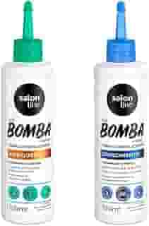 Salon Line, SOS Bomba Original, Kit Tônicos Crescimento Acelerado + Antiqueda, Produtos Não Veganos - Para Todos os Tipos de Cabelos, 100 ml