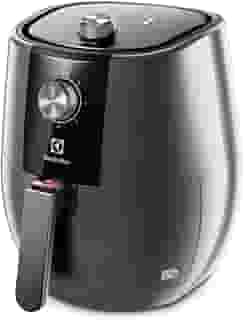 Fritadeira Elétrica sem oleo Electrolux Airfryer 4L 8 receitas pré-sugeridas desligamento automatico cesto removivel 1400W EAF30 grafite 127v