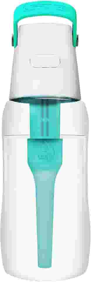 Dafi Garrafa de água filtrada com filtro e canudo | 500 ml | Garrafa esportiva para água da torneira | Substituição de filtro de purificação portátil | Para viagens de sobrevivência e trilhas,