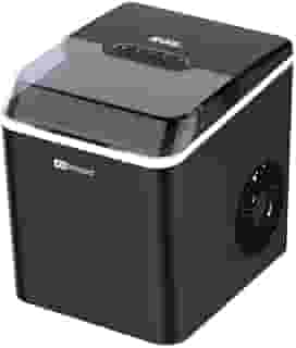 Máquina de Gelo 12kg Eos Ice Compact Emg04p Preto 110v