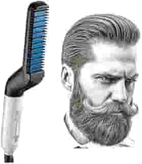 Pente Elétrico Chapinha Prancha Modela Alisa Barba E Cabelo