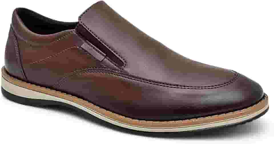 Sapato Masculino Casual Slip On Oxford Moderno