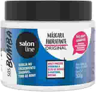 Salon Line, Máscara Capilar, SOS Bomba, Crescimento, Reparação e Força - Todos os Tipos de Cabelos, 500 ml