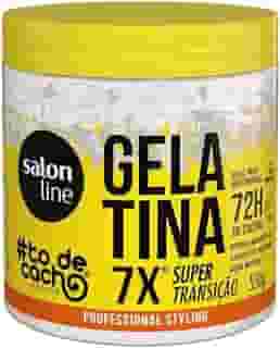 Salon Line, Gelatina Capilar, ToDeCacho, SuperTransição, Vegana - Cabelos Ondulados, Cacheados e Crespos, 550 g