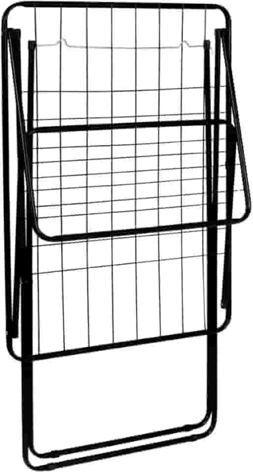 Varal de Chao Roupas Gigante Suporta 25kg Maxxi Cor Preto Resistente Pratico