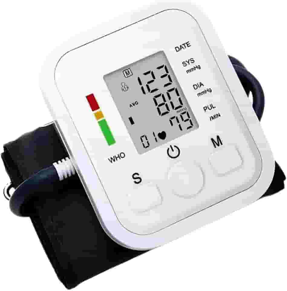 Medidor De Pressão Digital Esfigmomanometro Aparelho De Pressao Digital Elétrico De Braço - Modelo Premium.