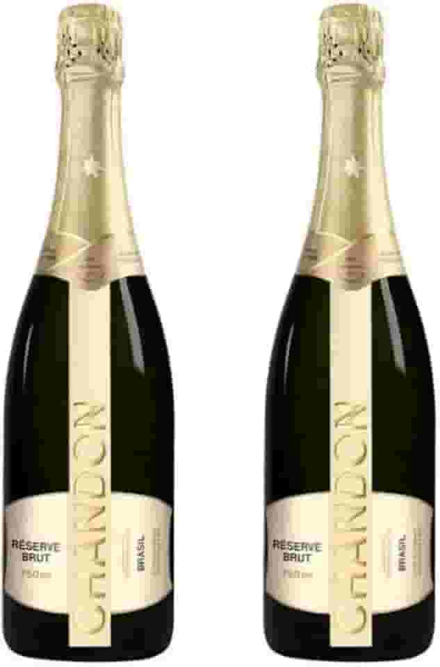 KIT 02 CHANDON RESERVE BRUT ESPUMANTE BRASILEIRO 750ML