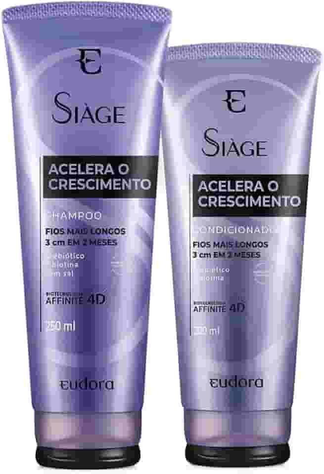 Eudora Kit Siàge Acelera o Crescimento Shampoo + Condicionador