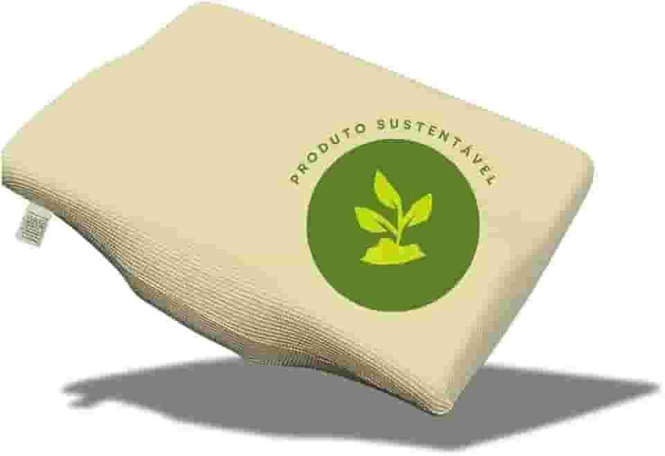 Travesseiro Anatômico Plus Kel | Látex de PU, Antiácaro, Antialérgico, Não Esquenta, Indeformável – Alinhamento da Coluna e Alívio da Tensão