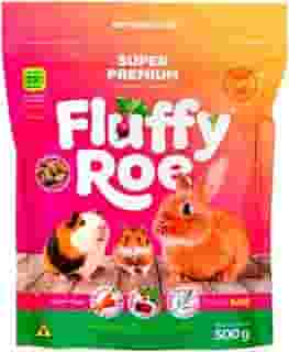 Ração para Coelho, Hamster, Porquinho Da Índia - Fluffy Roe EXTRUSADO PREMIUM - 500 g