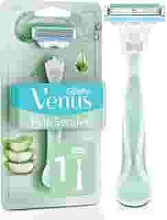 Gillette Venus Pele Sensível Aparelho de Depilar com Aloe Vera, 1ud