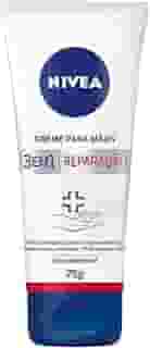 NIVEA Creme para Mãos Reparação com Dexpanthenol 75g - Creme de Mãos que oferece alívio imediato do ressecamento e hidrata por 24h, com poderoso ativo Dexpanthenol e ainda cabe na bolsa