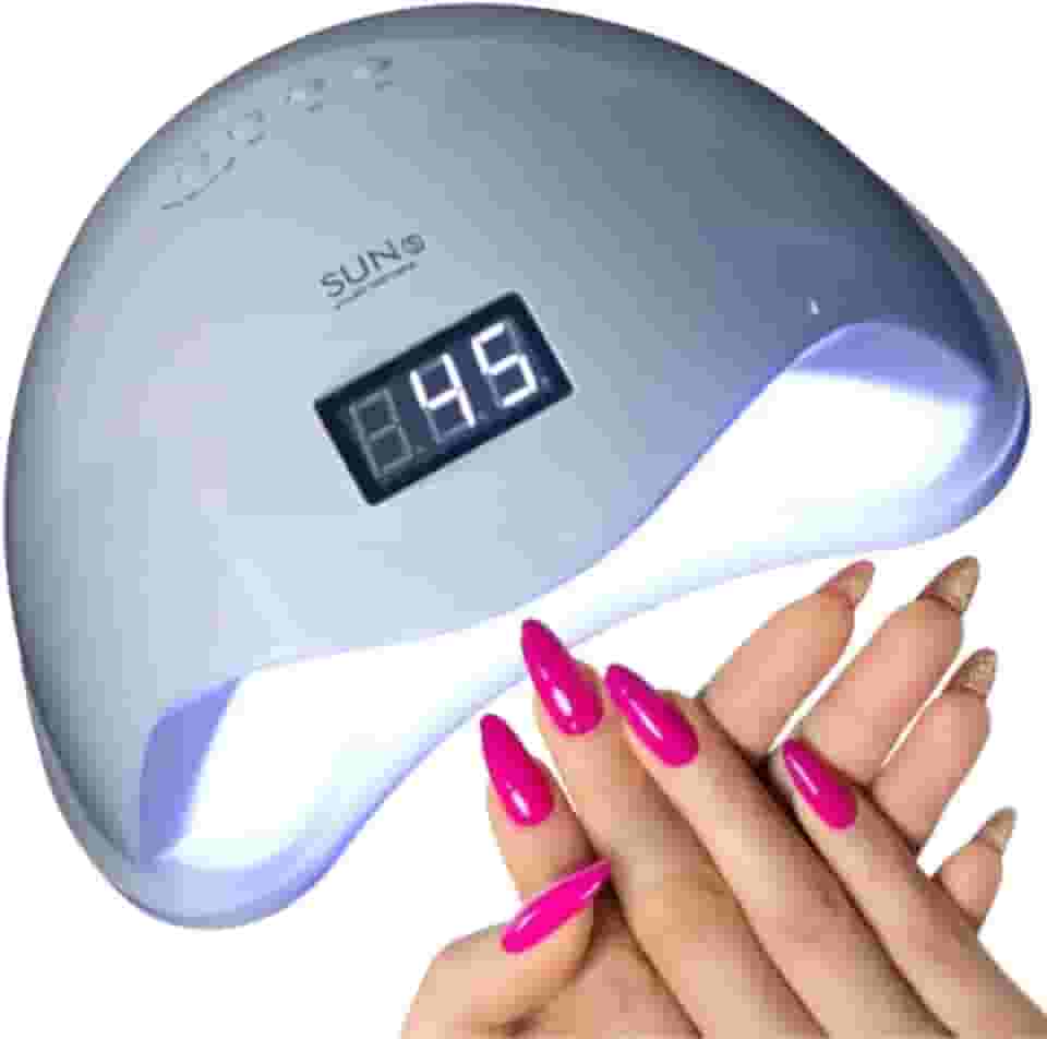 Cabine Led UV Sun 5 Digital 48w Unhas Gel Acrigel Branca Bivolt 110v - 220v PREMIUM KRORE