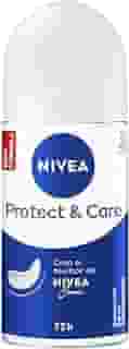 NIVEA Desodorante Roll-on Protect & Care 50ml - Cuidado e Proteção por 72h com o melhor do NIVEA creme