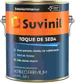 Tinta Suvinil para parede acrilico toque de seda 3,6L - Branco neve - 53422448