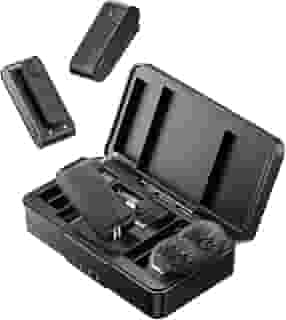 ULANZI A100 Microfone de lapela sem fio Microfone de lapela para câmera e telefone com USB C/3,5 mm/plugue, 32KHz 16Bit, cancelamento de ruído, bateria de 13,5 horas