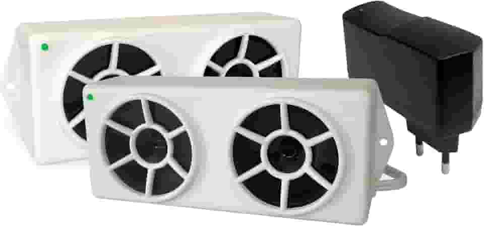 Repelente Eletrônico Espanta Pombos Ultrassônico 02 Emissores REP02 MEGT