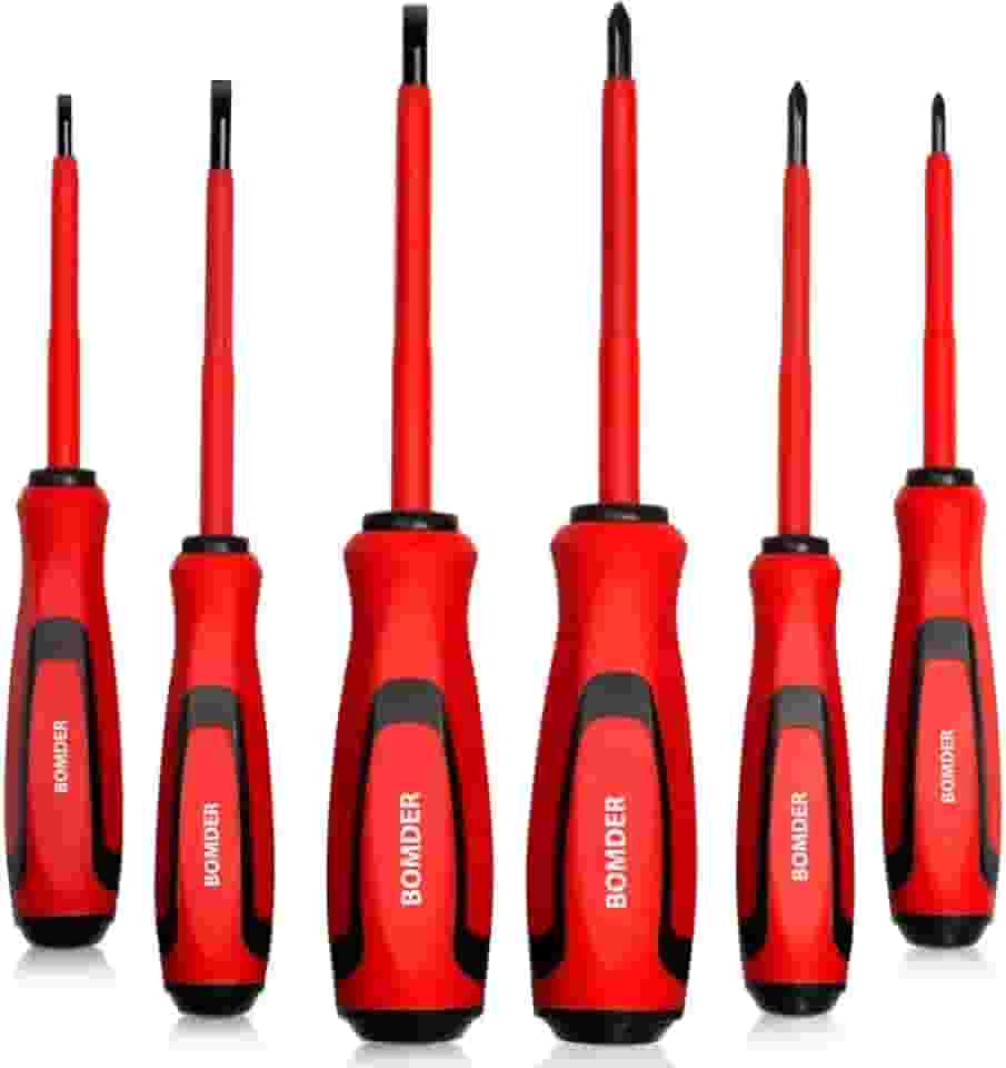 Jogo De Chave De Fenda E Philips Isolada Imantadas 6 Peças