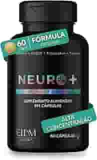 Neuro+ 60 Capsulas ELLYM NUTRITION Nootropicos Multivitaminico Foco Cafeina Magnesio Triptofano Taurina B12 Tirosina