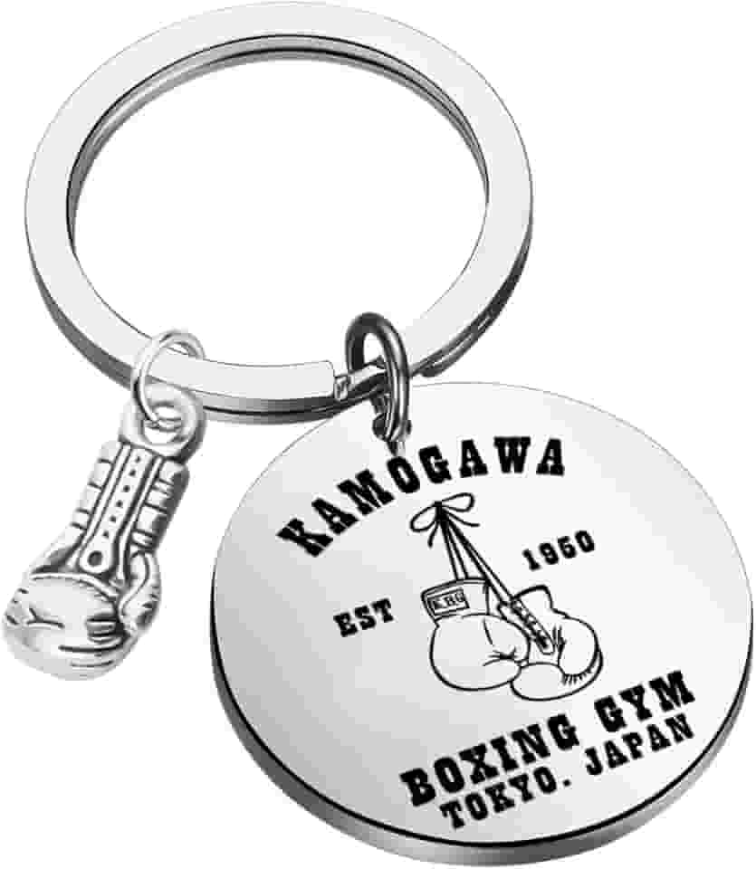 SEIRAA Boxe anime chaveiro boxe academia anime presentes mangá boxer joias Kamogawa boxe academia chaveiro
