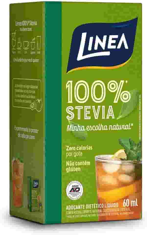 Adoçante Líquido Stevia 100% Zero Calorias Linea 60ml