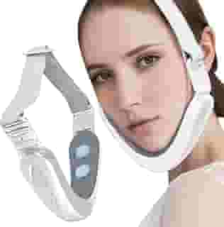 Massageador Facial Elétrico, Dispositivo Para Redução Do Queixo Duplo, 6 Modos Com 12 Níveis De Intensidade, Massajador Facial Portátil Para Contorno Facial, Elevação Facial E Forma V