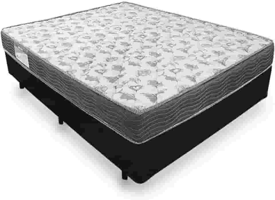 Cama Box Casal + Colchão De Espuma D33 - Ortobom - Iso 100 138x188x53cm