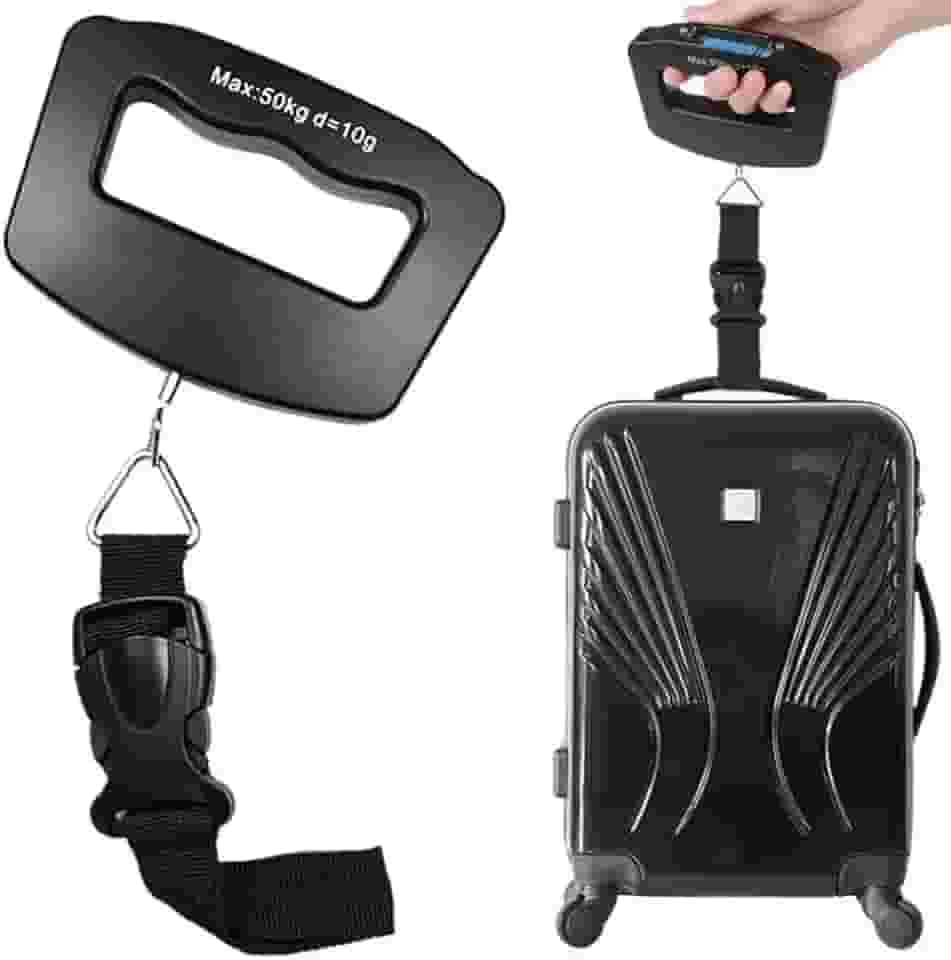 Balança de Bagagem Mala para Viagem Digital 50kg Alça Nylon CBRN02672 - Commerce Brasil