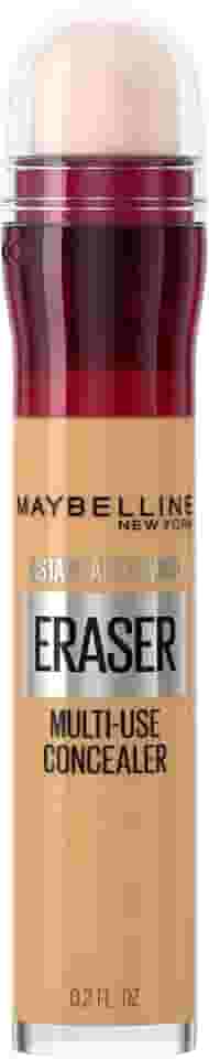 Maybelline NY Instant Age Rewind Corretivo Líquido, Multiuso que Corrige Olheiras e Linhas Finas, Contorna e Ilumina, Alta Cobertura e Fórmula Vegana, Cor 144, Caramel, 5.9ml