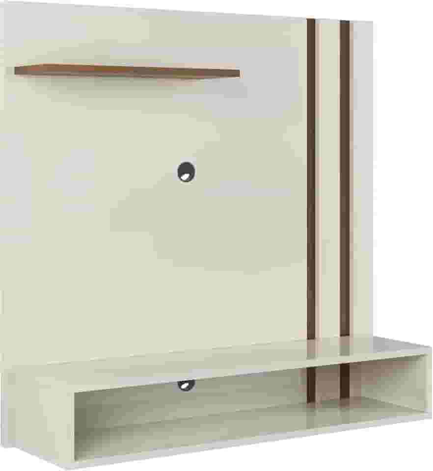 Painel Light para TV de 32 Polegadas - Ideal para Sala e Quarto (OFF WHITE FREIJÓ)