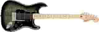 Guitarra elétrica Squier Affinity Series Stratocaster FMT, Black Burst, Maple Fingerboard