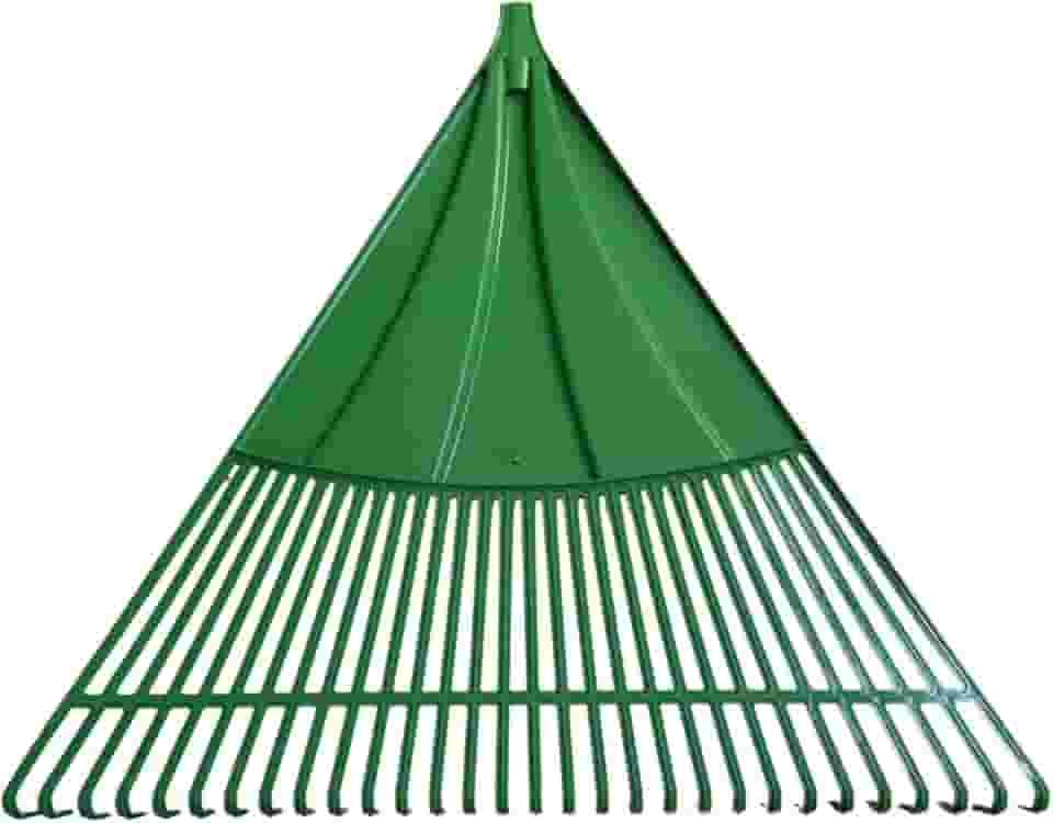 Mega Vassoura Rastelo de Jardim Grande 30 Dentes 74cm Para Folhas, Grama, Palha, Feno, Sem Cabo