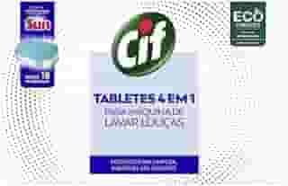 Cif Tabletes 4 Em 1 Para Máquina De Lavar Louças 324g
