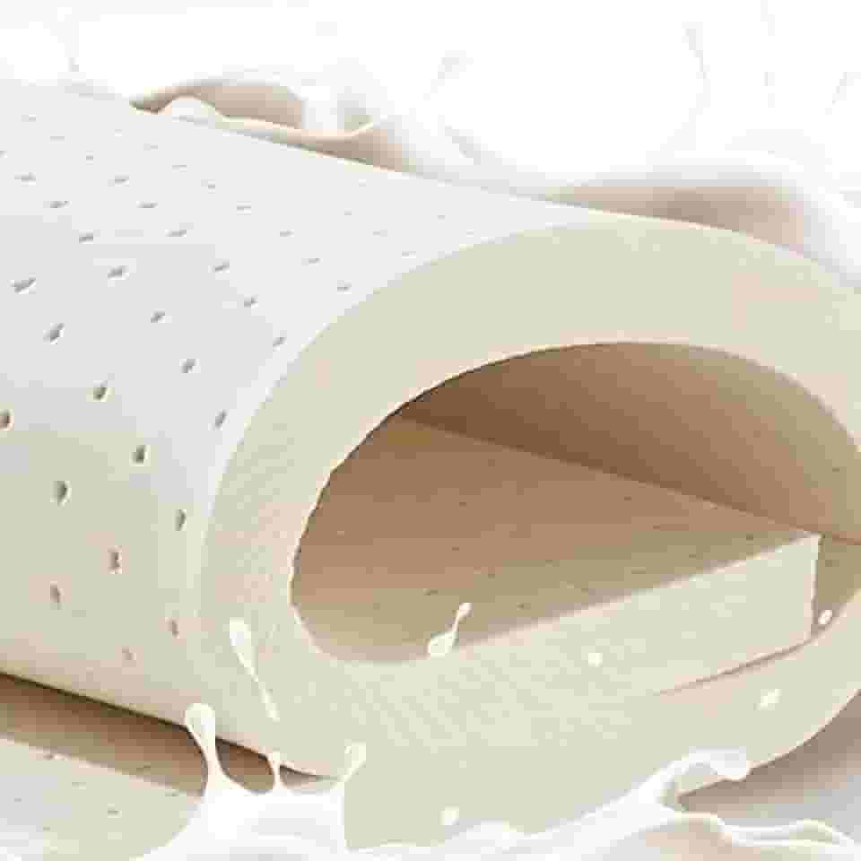 Topper De Colchão De Látex 100% Natural Verde Puro - Firme - 2/3/4 De Polegada - Tamanho Duplo, Alívio De Pressão Para Dores Nas Costas,2,5cm,150X200cm,YUYANAIAI