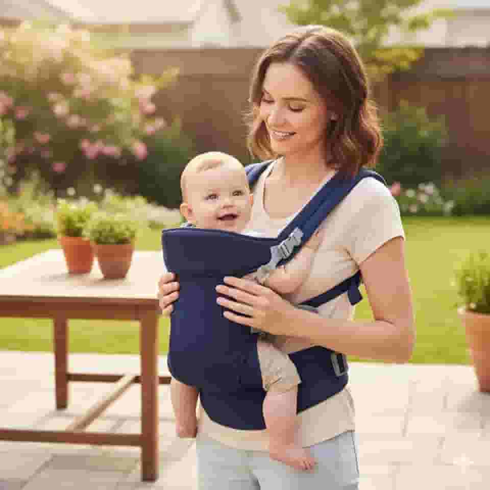 Canguru Ergonômico Para Bebê Ajustável Confortável Passeio