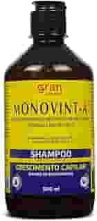 Shampoo Monovin A Fortalecimento e Crescimento Capilar Acelerado 500ml Gran Cosmética