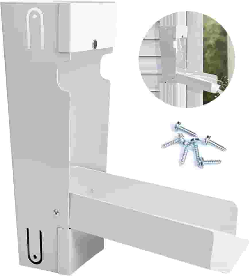 EBaokuup Sistema de Coleta de Água Da Chuva, Sistema de Coleta de Desviador de Barril de Chuva, Escorredor de Água Da Chuva Em Aço Inoxidável Cabe Em Calha Padrão de 3' X 4'