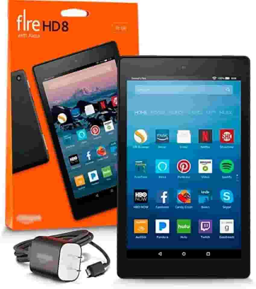 Tablet AMZ Firee HD 8, 32GB, Tela de 8 Polegadas, Processador Hexa-Core, 13 Horas de Bateria, com Alexa