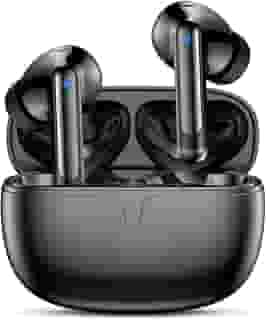 Fones de Ouvido Bluetooth 5.3 Fones de Ouvido Sem Fio 42 Horas de Reprodução Fones de Ouvido Esportivos com IPX5 à Prova d'Água Fones de Ouvido de Graves Profundos para iOS Android, Preto