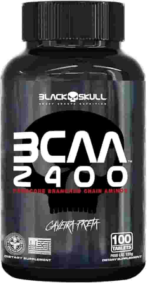 Bcaa 2400 - 100 Tabletes - Black Skull, Black Skull