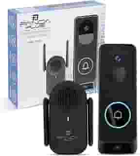 Vídeo Porteiro Interfone Inteligente Wifi Câmera Dupla Visão Noturna 180° HD Alexa Tuya Smartlife Panda Plus Áudio Bidirecional