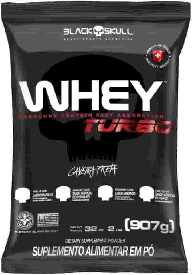 Black Skull Refil Whey Turbo Chocolate 907G