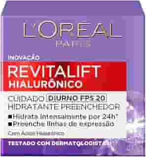 L’Oréal Paris L'Oréal Paris Revitalift Hialurônico Diurno Fps 20 - Creme Facial Anti-Idade 49G
