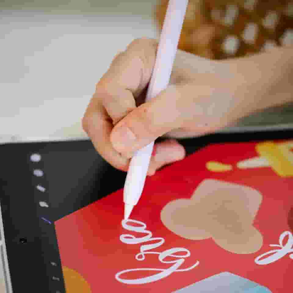 Caneta Touch para Anotações em Tablet iOS Android Windows Stylus Recarregável Alta Precisão Sem Bluetooth Sanfé