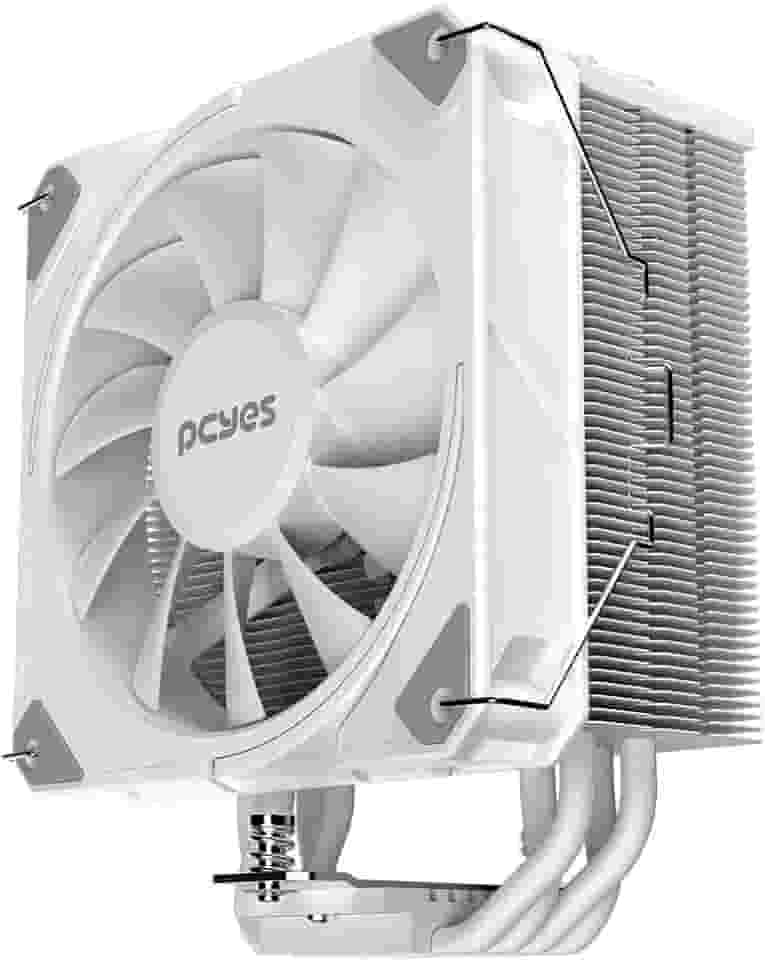 Cooler para Processador Pcyes Frost Pulse White Ghost - TDP 180W - PEFPWG