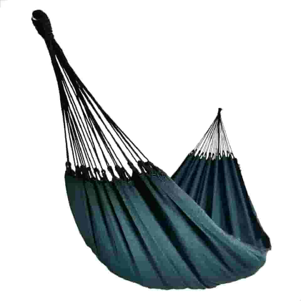 Rede de Dormir Descanso balanço TYJR Casal Luxo Design Moderno Tecido Algodão Reforçada Colorida (Rede Descanso Tradicional Verde)