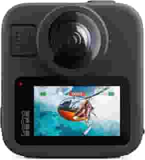 GoPro MAX2 – Câmera de ação 360 à prova d'água + tradicional com tela sensível ao toque, vídeo 8K esférica, fotos de 29 MP 360, lentes fáceis de substituir, estabilização HyperSmooth, 6 microfones
