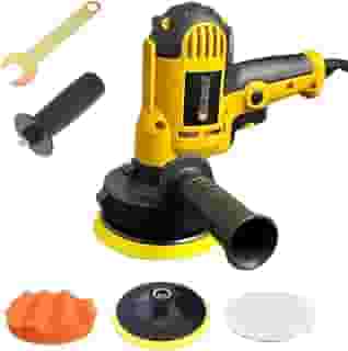 Politriz Lixadeira Rotativa Multifunções Automotiva Polidor Profissional Com Velocidade Variável 5 Polegadas 900W 4500 RPM Com Acessórios (220 Volts)