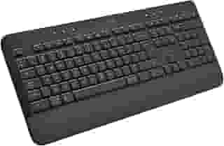 Teclado Sem Fio Logitech Signature K650 Com Apoio para as Mãos, Resistente a Derramamentos, Teclado Numérico, Conexão Bluetooth ou Receptor USB Logi Bolt - Grafite